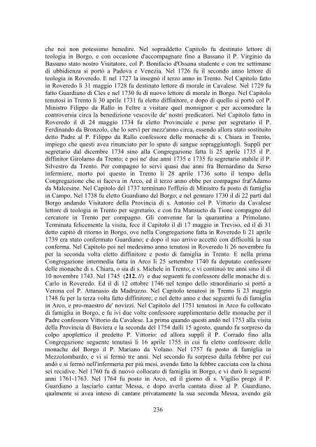 Brevi biografie - Provincia Tridentina