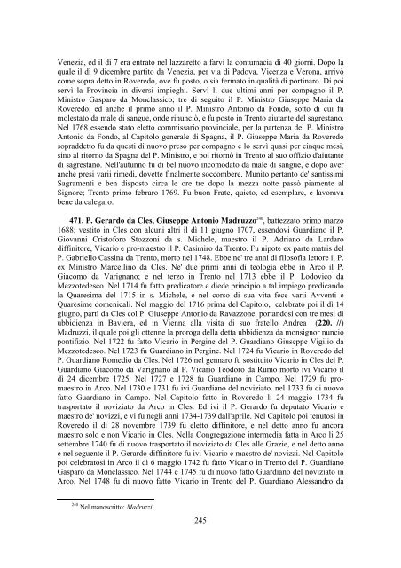 Brevi biografie - Provincia Tridentina