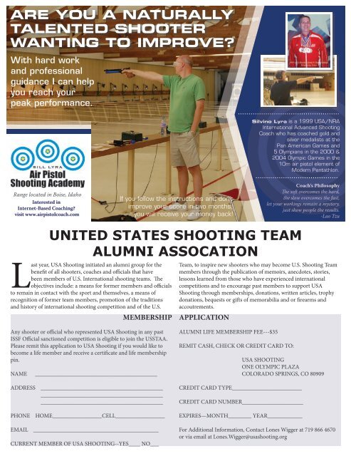 September/October 2011: Volume 19, Number 5 - USA Shooting