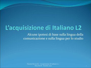 Per una didattica a percorsi di apprendimento differenziati