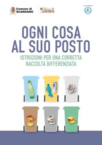 istruzioni per una corretta raccolta differenziata - Comune di Scansano