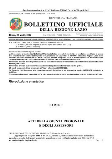 Linee guida per la gestione delle raccolte ... - Provincia di Rieti