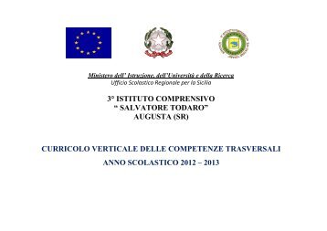 Curricolo trasversale - Scuola Todaro