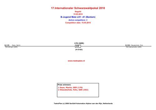 17.Internationaler Schwarzwaldpokal 2010