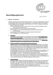 Beschäftigungsformen - Eltern- und Tageselternverein Tübingen eV