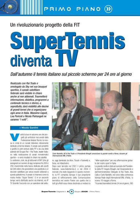 6 - Federazione Italiana Tennis