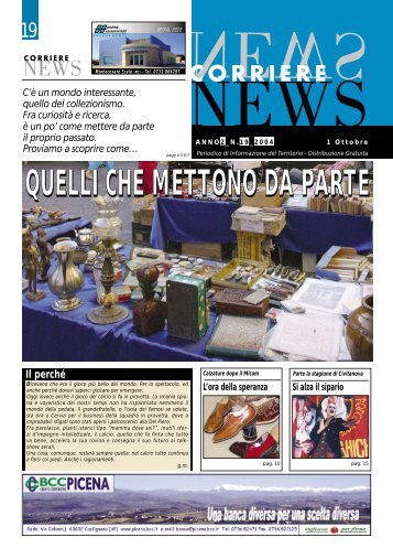 QUELLI CHE METTONO DA PARTE - Corriere News