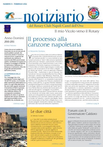 rotary 5 febbraio 2011 - Rotary Club - Castel dell'Ovo