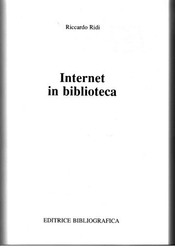 Internet in biblioteca - E-LIS