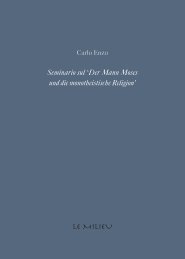 Seminario sul 'Der Mann Moses und die monotheistische Religion'