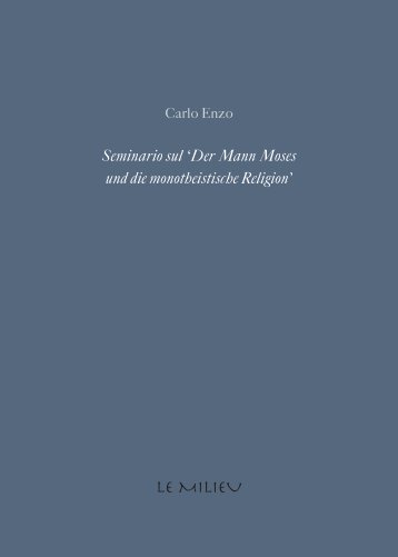 Seminario sul 'Der Mann Moses und die monotheistische Religion'