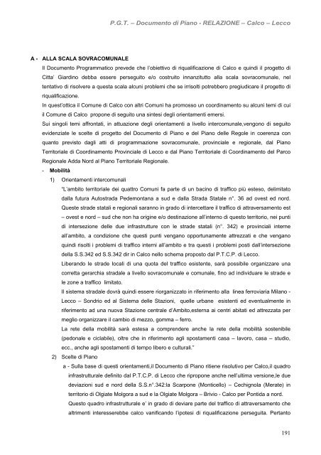 PDF 16,7 MBytes - Comune di Calco