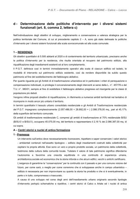 PDF 16,7 MBytes - Comune di Calco