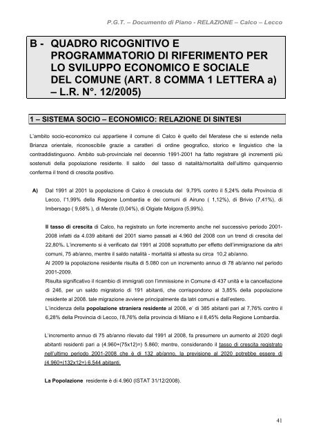 PDF 16,7 MBytes - Comune di Calco