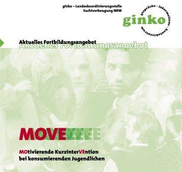 Flyer zur Move-Fortbildung - Suchthilfe Aachen