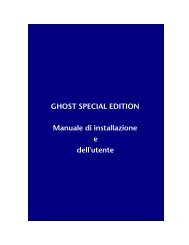 Manuale dell'utente di Ghost Special Edition - Laplink® Software