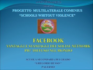 vantaggi e svantaggi di facebook - Gregorio Russo