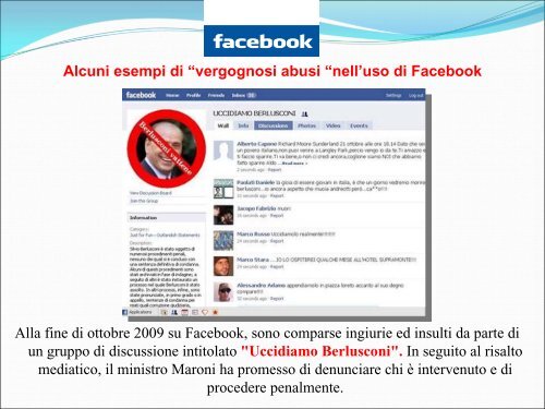 vantaggi e svantaggi di facebook - Gregorio Russo
