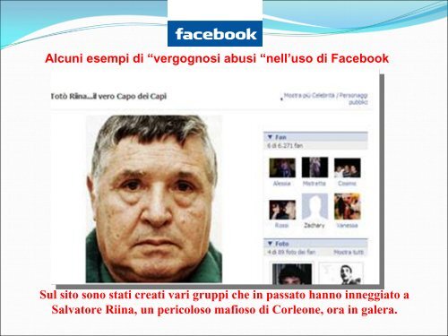 vantaggi e svantaggi di facebook - Gregorio Russo