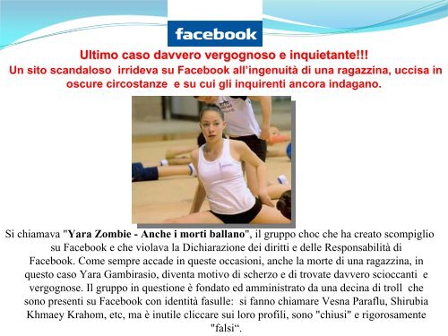 vantaggi e svantaggi di facebook - Gregorio Russo