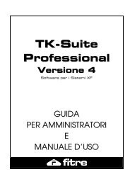 TK-Suite Professional 4 - Guida per amministratori e ... - FITRE SpA
