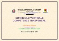 Curricolo trasversale.pdf - Scuola Capuana