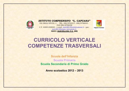 Curricolo trasversale.pdf - Scuola Capuana