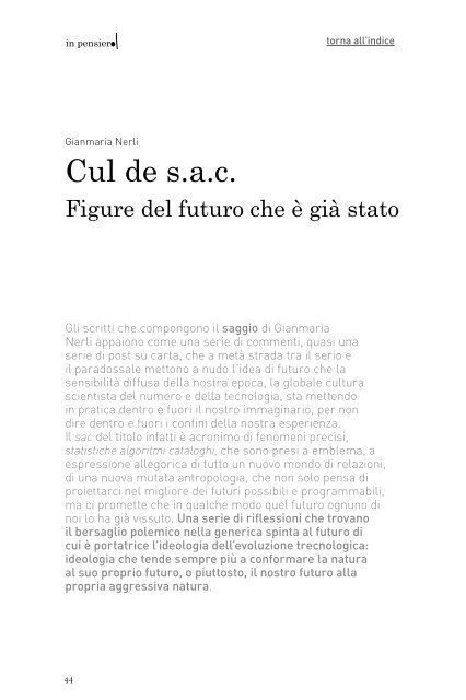 scarica gratis l'e-book 07 - in pensiero