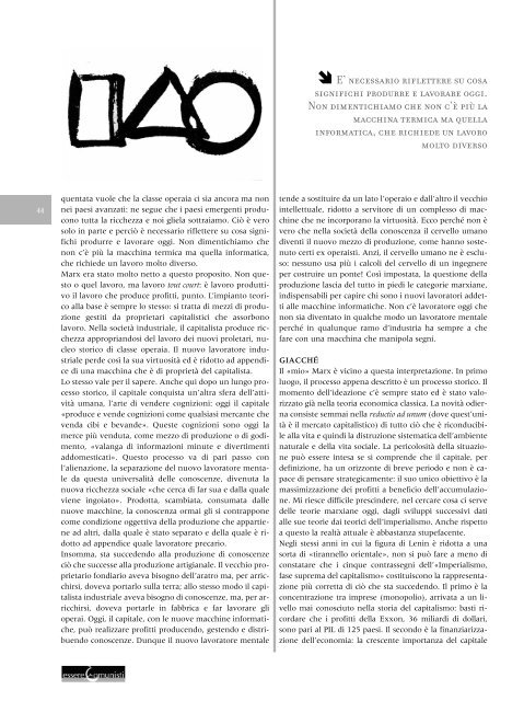 scarica il pdf della rivista - Essere Comunisti