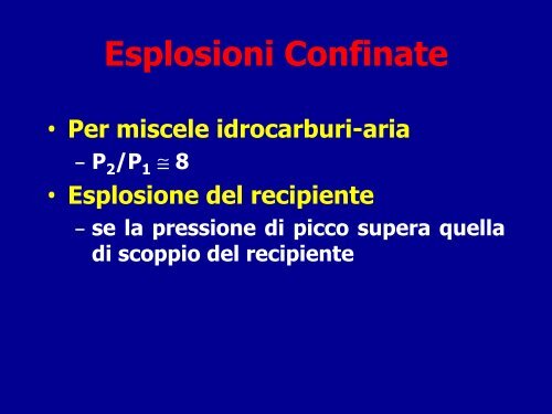 Esplosioni Confinate