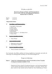 12. Sitzung des Haupt- und Finanzausschusses am 01.11 - Elz