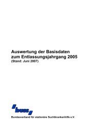Auswertung der Basisdaten zum Entlassungsjahrgang 2005