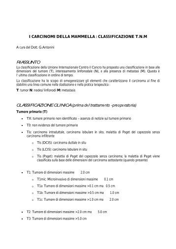 tnm - la stadiazione.pdf - Senologia