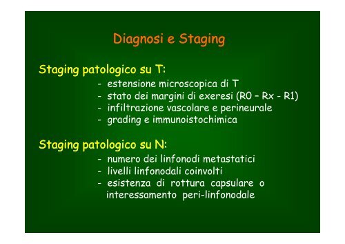 Tumori maligni della sfera ORL - Facoltà di Medicina e Chirurgia