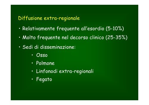 Tumori maligni della sfera ORL - Facoltà di Medicina e Chirurgia