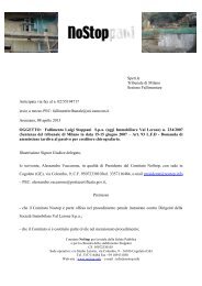 (oggi Immobiliare Val Lerone) - Domanda di ammissione al ... - Nostop