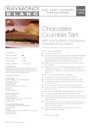 TVHF Chocolate Crumble Tart.pdf - Raymond Blanc