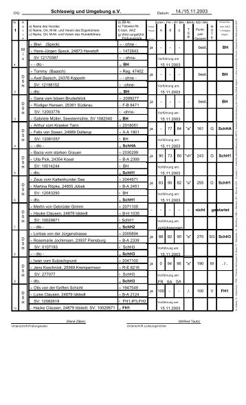 Teilnehmerliste 01.ofm - SV OG Schleswig