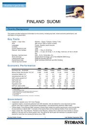 FINLAND SUOMI - Sydbank