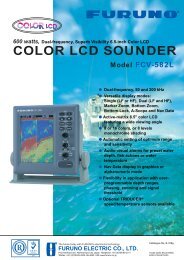 600 watts, COLOR LCD SOUNDER Model FCV-582L - Ferropilot