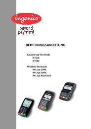 BEDIENUNGSANLEITUNG - Easycash GmbH