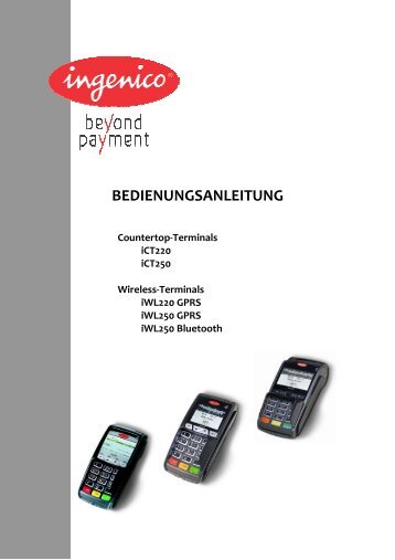 BEDIENUNGSANLEITUNG - Easycash GmbH