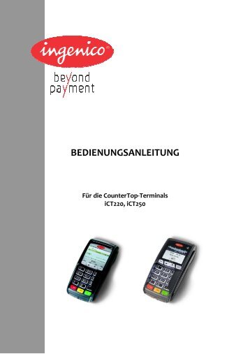 BEDIENUNGSANLEITUNG - Easycash GmbH