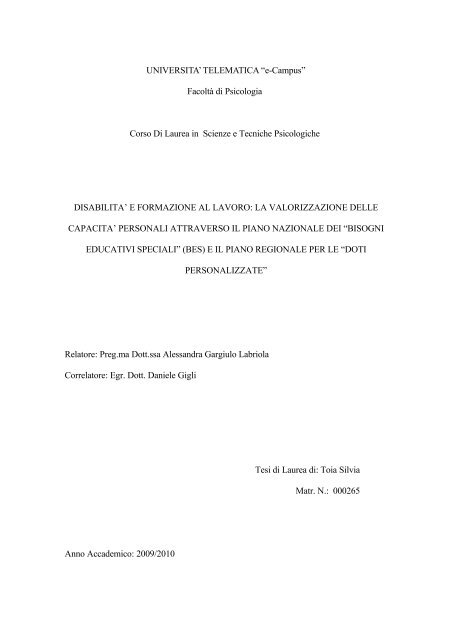Scarica La Mia Tesi In Pdf Psicologia E Grafologia
