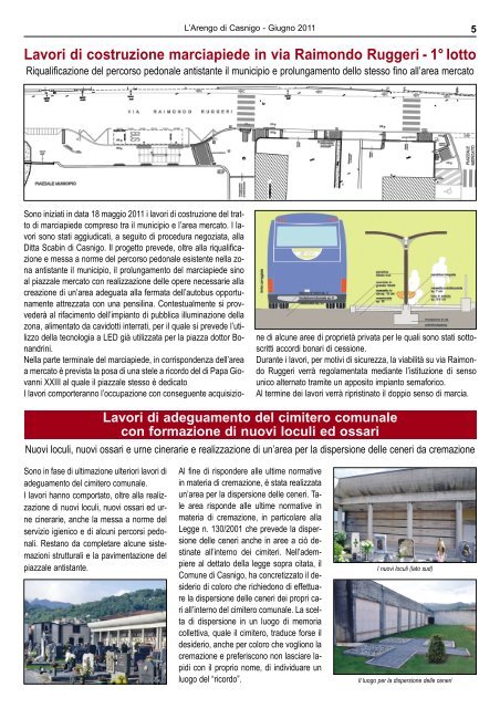 Nuovo marciapiede e fermata autobus in Via R. Ruggeri 25 giugno ...