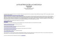 LA FILASTROCCA DELLA CHIOCCIOLA Database