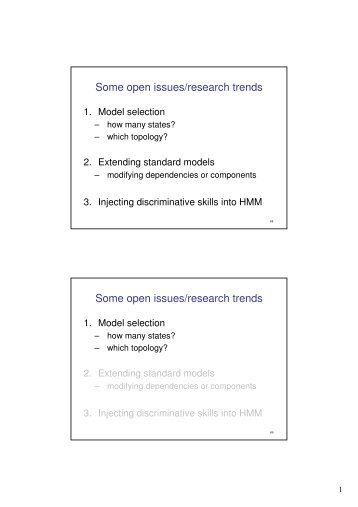 7. Hidden Markov Models (Parte 2) (pdf, it, 413 KB, 4/28/10)