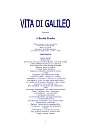 Vita di Galileo (B.Brecht) - Home page Liceo Scientifico Galilei