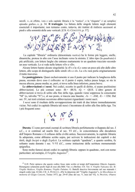 Compendio di storia della scrittura latina. Paleografia ... - Gregoriana