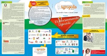 Pieghevole Agropolis - Ufficio Scolastico Territoriale di Cremona